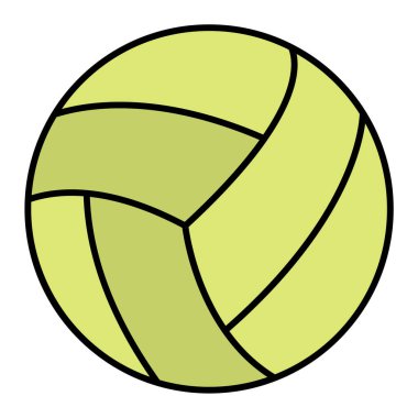 Çizgi film topunun vektör çizimi