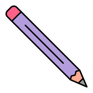 kalem simgesi vektör illüstrasyonu