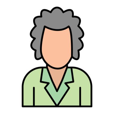 avatar karakter vektör illüstrasyon tasarımı