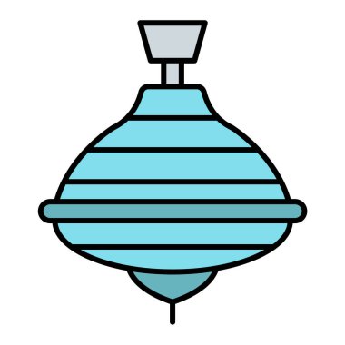 Bir cadı simgesinin vektör illüstrasyonu