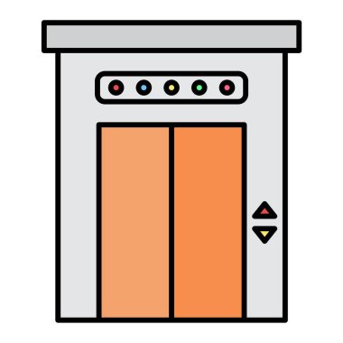 Bir depolama simgesinin vektör çizimi