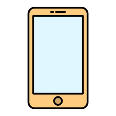 Akıllı telefon aygıtı teknoloji vektör illüstrasyonu