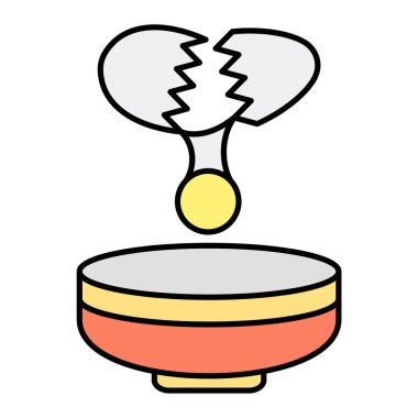 Çizgi film karalama simgesinin vektör çizimi