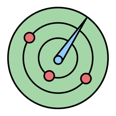 Moda biçimi izole edilmiş arkaplanda hız göstergesi simgesi