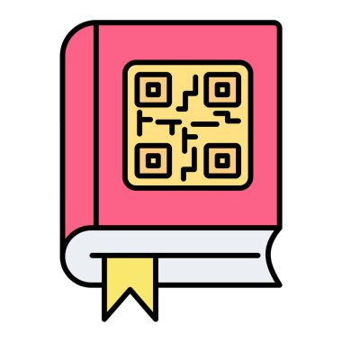 kitap simgesi vektör illüstrasyonu