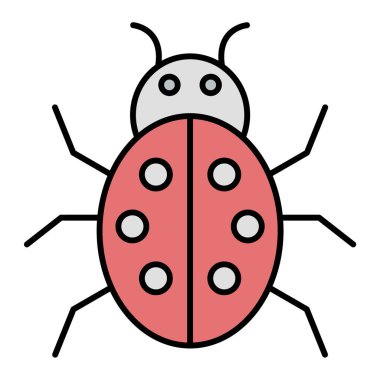 Şirin uğur böceği. Basit tasarım