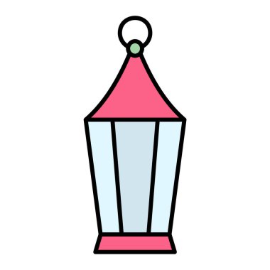 fener simgesi. Mum vektör simgelerinin özet çizimi.