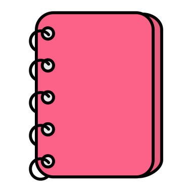 kitap simgesi vektör illüstrasyonu