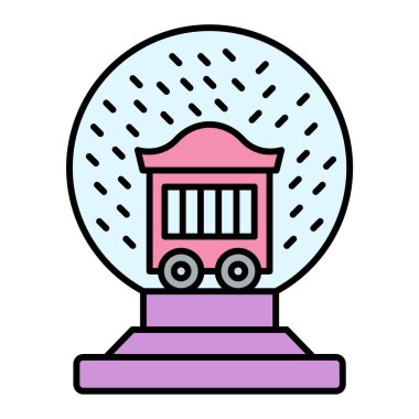 oyun makinesi simgesi vektör illüstrasyonu