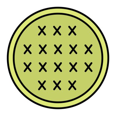 Haçlı bir oyun simgesinin gösterimi