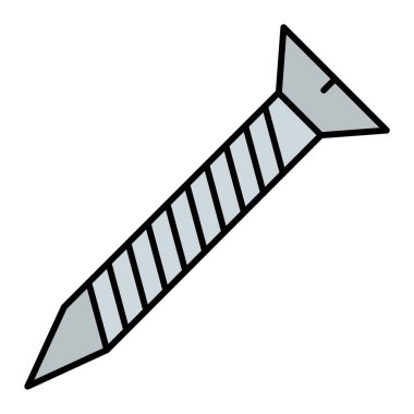 Kalem. Web simgesi basit illüstrasyon