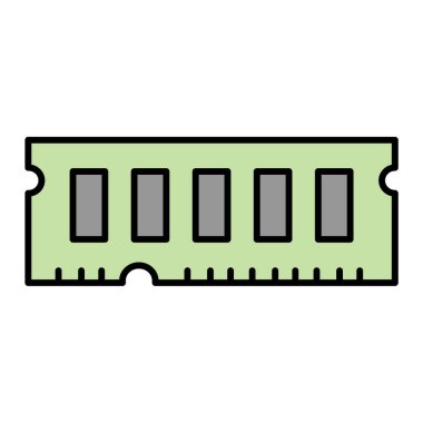 Yeşil ve beyaz bir bankanın vektör illüstrasyonu