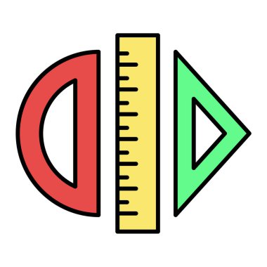 cetvel simgesi çizimi