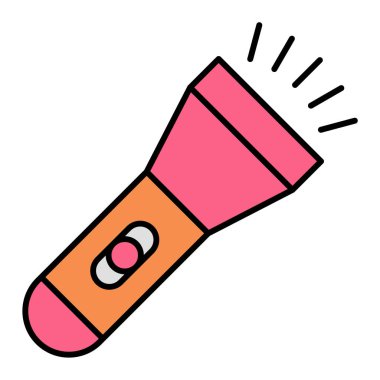 Modern, mutlu ve moda ikonunun vektör çizimi