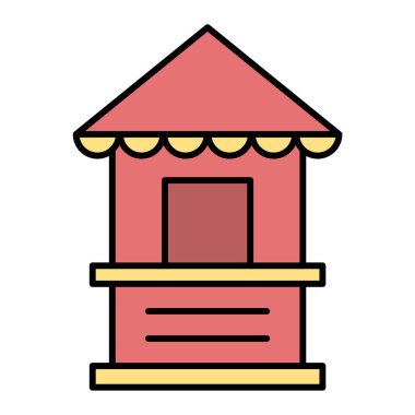 Basit simgenin vektör illüstrasyonu