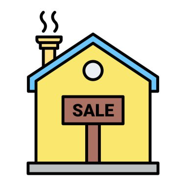 Ev. Web simgesi vektör illüstrasyonu