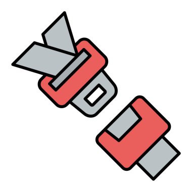 Kırmızı, beyaz ve siyah çizgilerin vektör çizimi