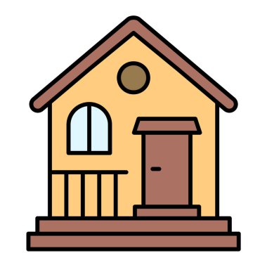 ev simgesi vektör illüstrasyonu