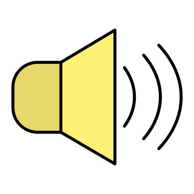 hoparlör vektör illüstrasyonu