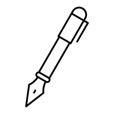 kalem simgesi vektör illüstrasyonu