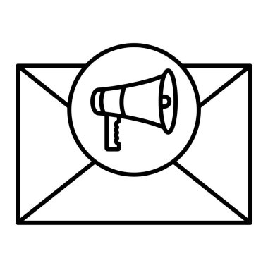 ileti ikonu vektör illüstrasyonu