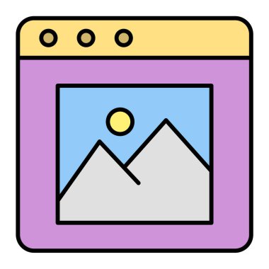 Fotoğrafın vektör illüstrasyonu