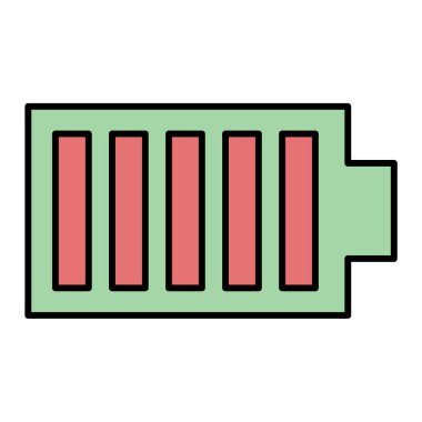 pil yükleme vektör çizimi