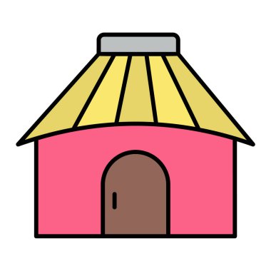 ev simgesi vektör illüstrasyonu