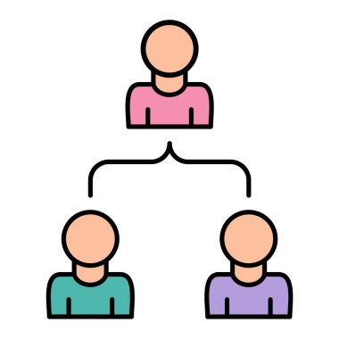 insanlar simge vektör illüstrasyonu