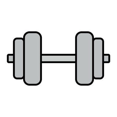 fitness ekipmanı simgesi vektör illüstrasyon grafik tasarımı