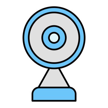 Webcam simge vektör çizim