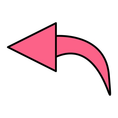 ok simgesi vektör illüstrasyonu