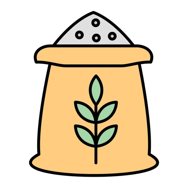 葉ベクトルイラストデザインの植物鍋 — ストックベクタ