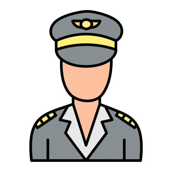 Vektorová Ilustrace Policisty — Stockový vektor