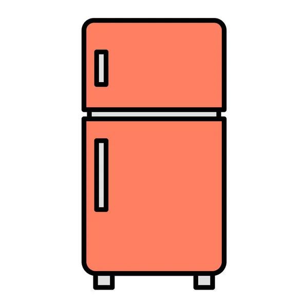 Buzdolabı Simgesi Çizimi — Stok Vektör