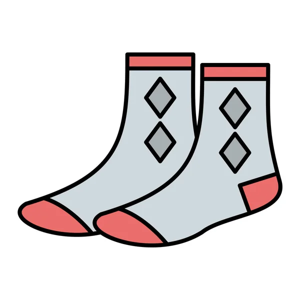 Ilustración Vectorial Calcetines — Vector de stock