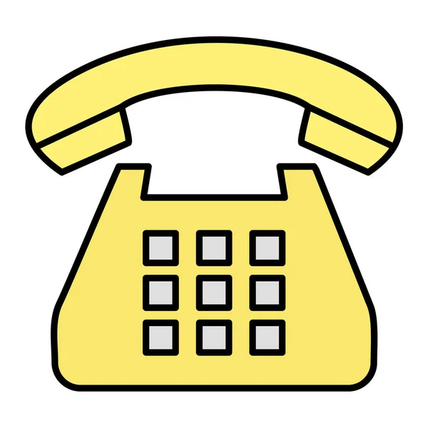 Telefon Symbol Vektorillustration — Stockvektor