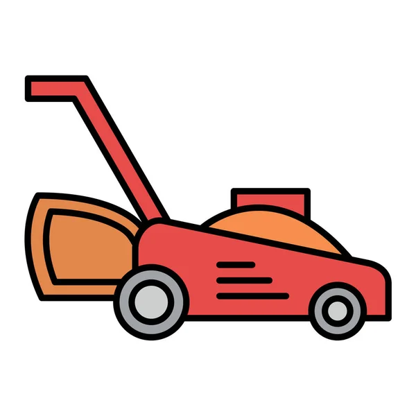 Vektorová Ilustrace Ikony Traktoru — Stockový vektor