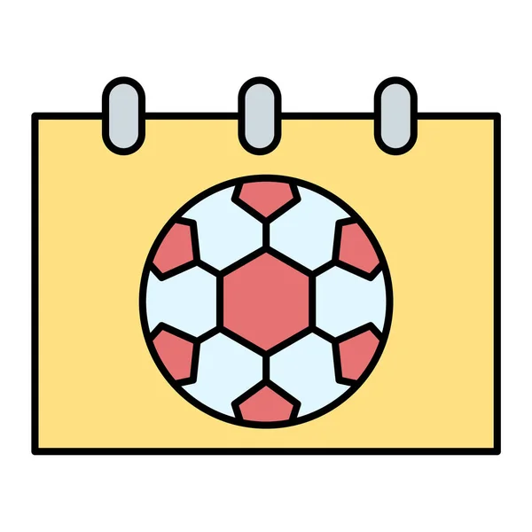 Bola Futebol Com Bolas Futebol Design Ilustração Vetorial — Vetor de Stock