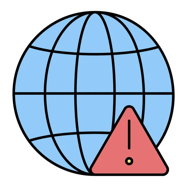 Illustration Des Globalen Netzwerkssymbols — Stockvektor