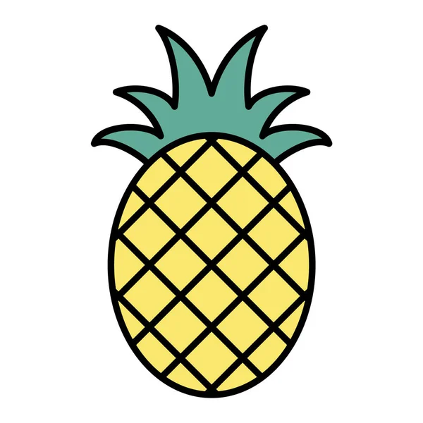 菠萝图标矢量图解设计 — 图库矢量图片