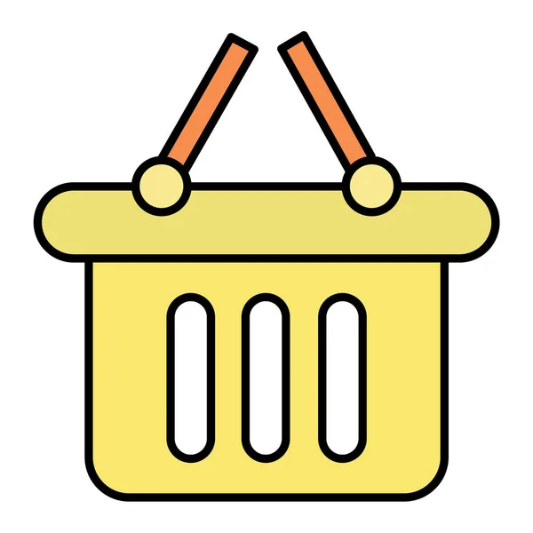 Warenkorb Symbol Vektor Illustration — Stockvektor