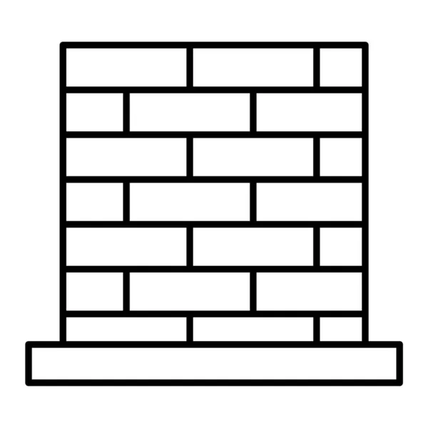 Кирпичная Стена Красным Белым Кирпичом — стоковый вектор
