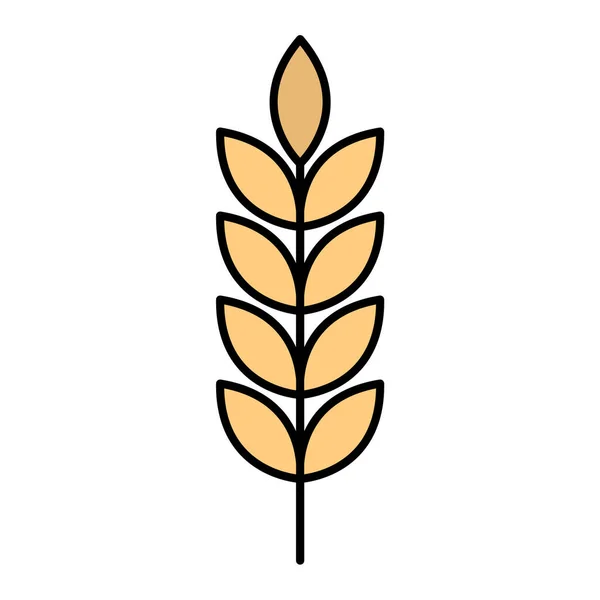 小麦アイコンベクトルイラストデザイン — ストックベクタ
