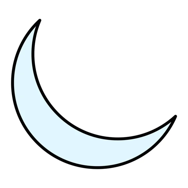 Icona Lunare Illustrazione Vettoriale — Vettoriale Stock