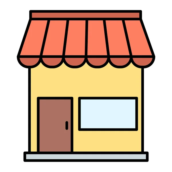 Tienda Icono Web Ilustración Simple — Archivo Imágenes Vectoriales