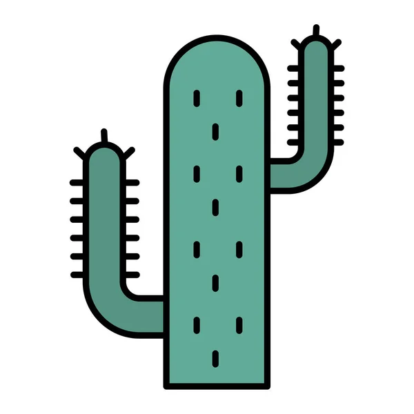Cactus Icono Vector Ilustración — Vector de stock