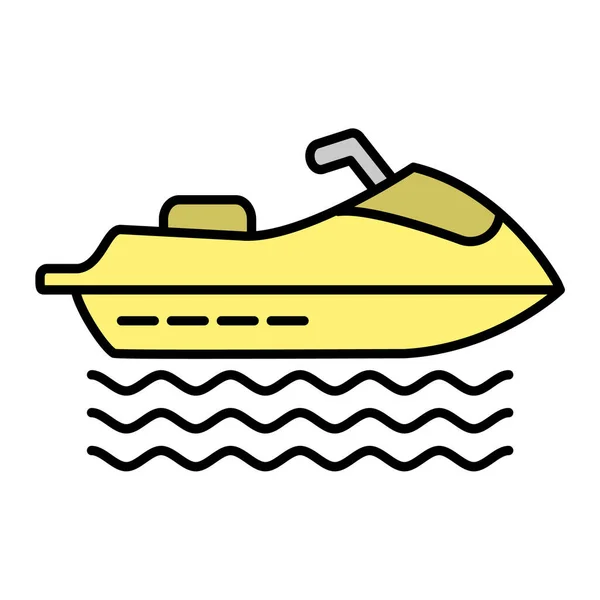 Vektor Illustration Eines Kreuzfahrtschiffsymbols — Stockvektor