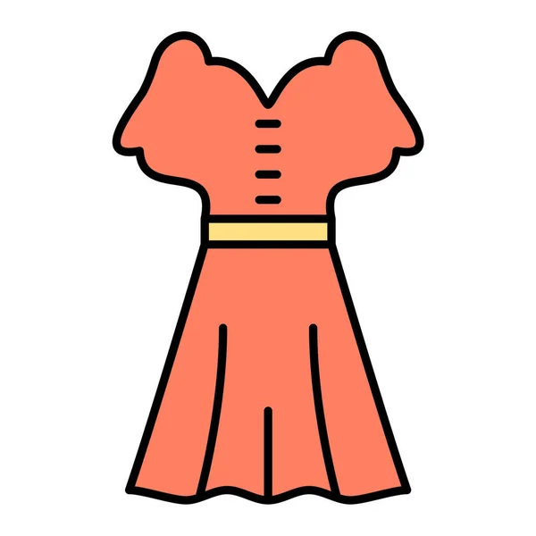 Vector Ilustración Vestido — Vector de stock