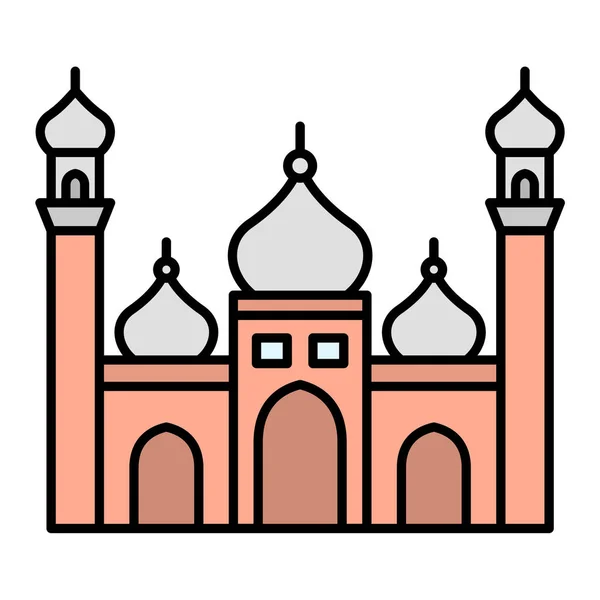 Icono Mezquita Ilustración Vectorial — Archivo Imágenes Vectoriales
